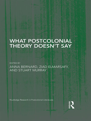 cover image of What Postcolonial Theory Doesn't Say